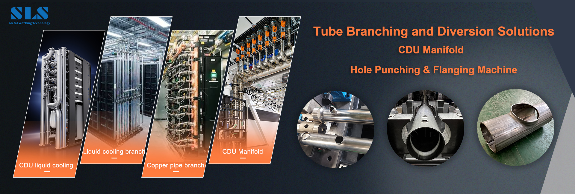03. Pipe Collaring Machine Is Reshaping CDU Liquid Cooling Manifold Manufacturing Tube Branching and Diversion Solutions 03. La machine à colliers de tuyaux remodèle les solutions de dérivation et de dérivation de tubes de fabrication de collecteurs de refroidissement liquide CDU