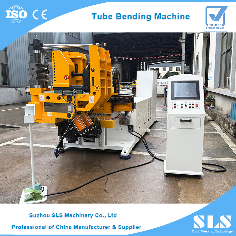 Machine de flexion automatique des tuyaux économiques | CNC Tube Bender - 76 modle 5 axe à 3 couches meurt avec puste push