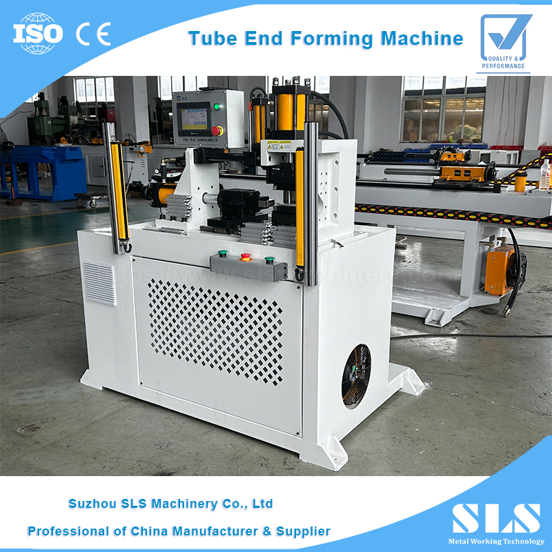 Échangeur de chaleur à la condenseur Machine de formation du tube de cuivre | Équipement de réduction de tuyaux tubulaires en aluminium SS - TM-25NC 