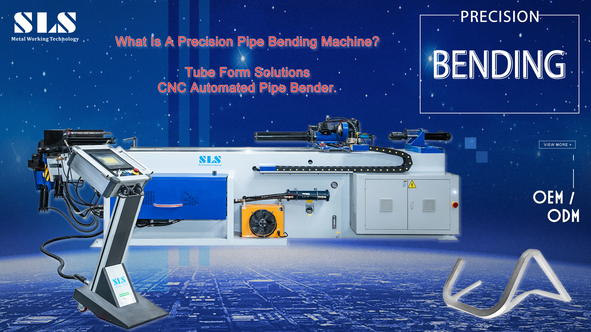 Qu'est-ce qu'une machine à flexion de tuyaux de précision? Solutions de formulaire de tube - Bender de tuyau automatisé CNC.