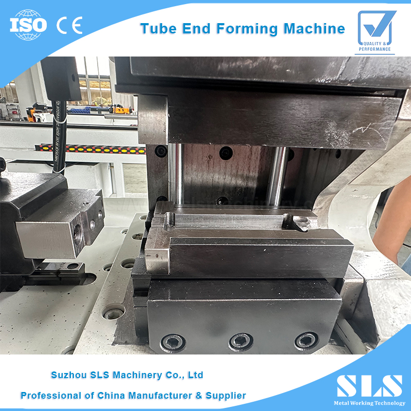 Échangeur de chaleur à la condenseur Machine de formation du tube de cuivre | Équipement de réduction de tuyaux tubulaires en aluminium SS - TM-25NC 