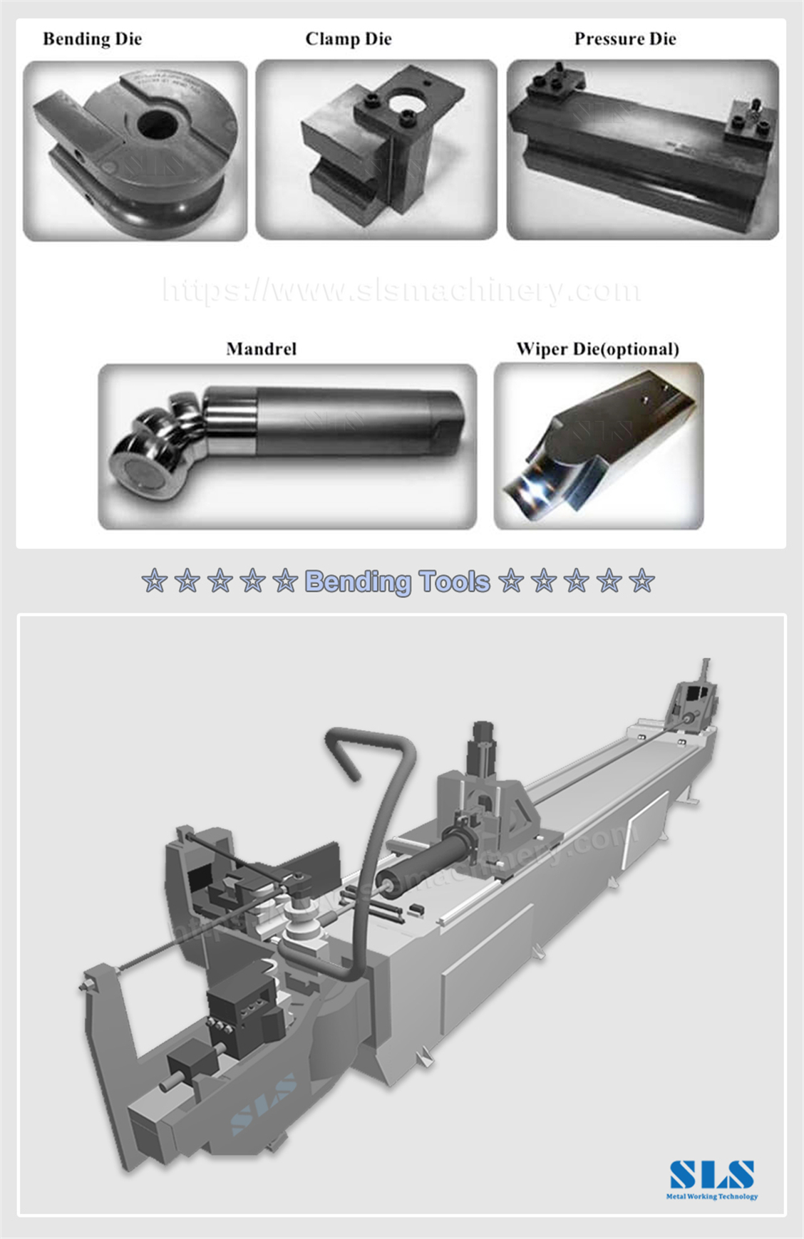 X. Matrices de cintrage de tuyaux. Outils de cintrage. 003