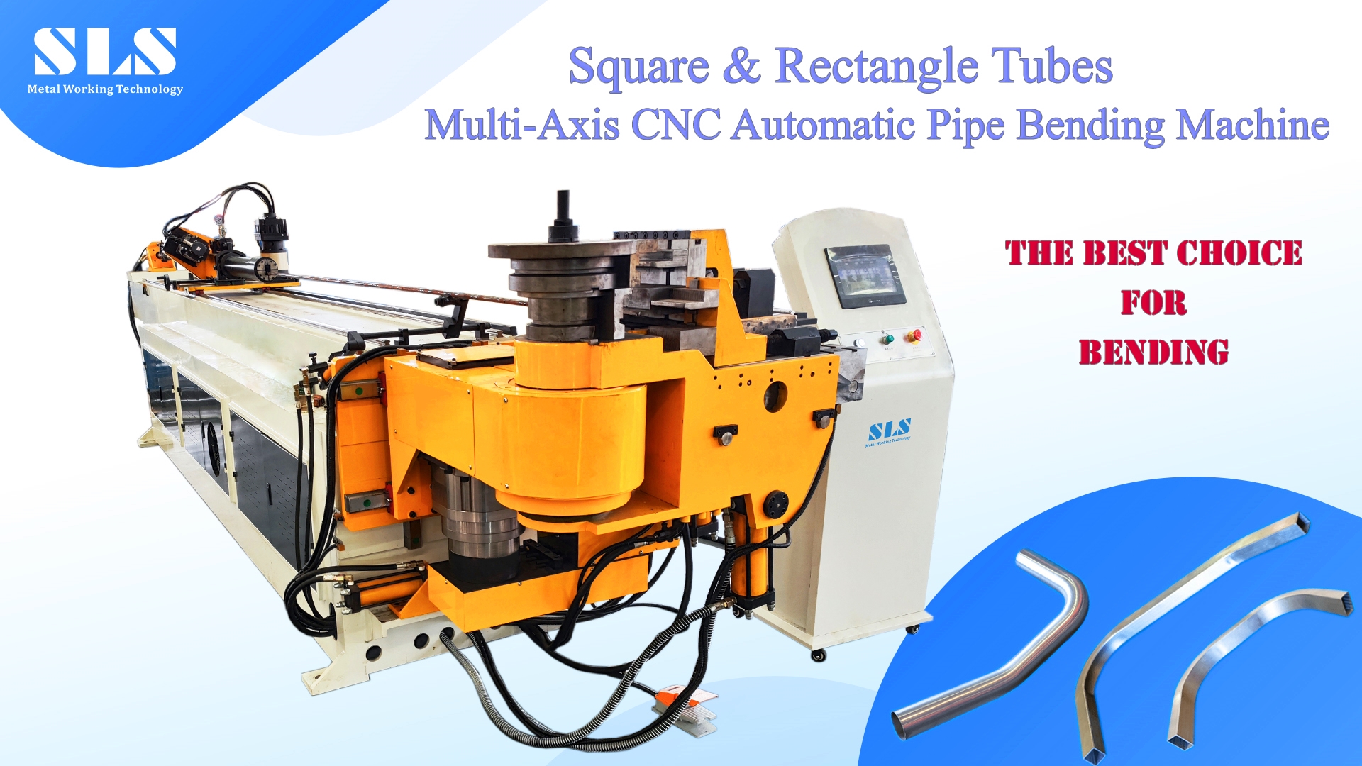 Tubes carrés et rectangulaires | Machine de flexion automatique de tuyaux automatiques CNC multi-axes