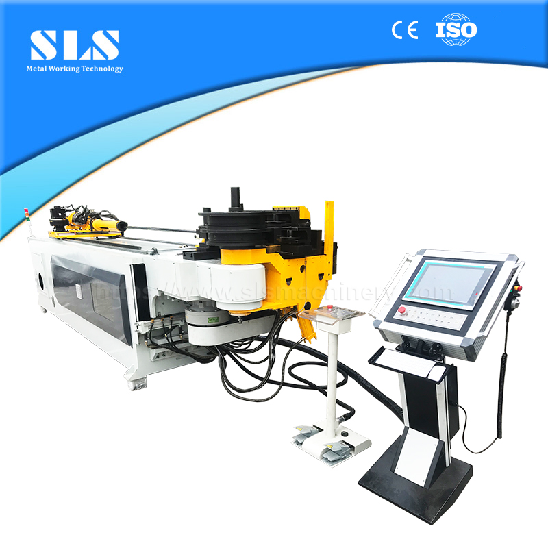 100 Type 4A-3s Full Automatic Hydraulic Rectangle Tube Bender Triple Stacks CNC Square Tipe Machine de flexion