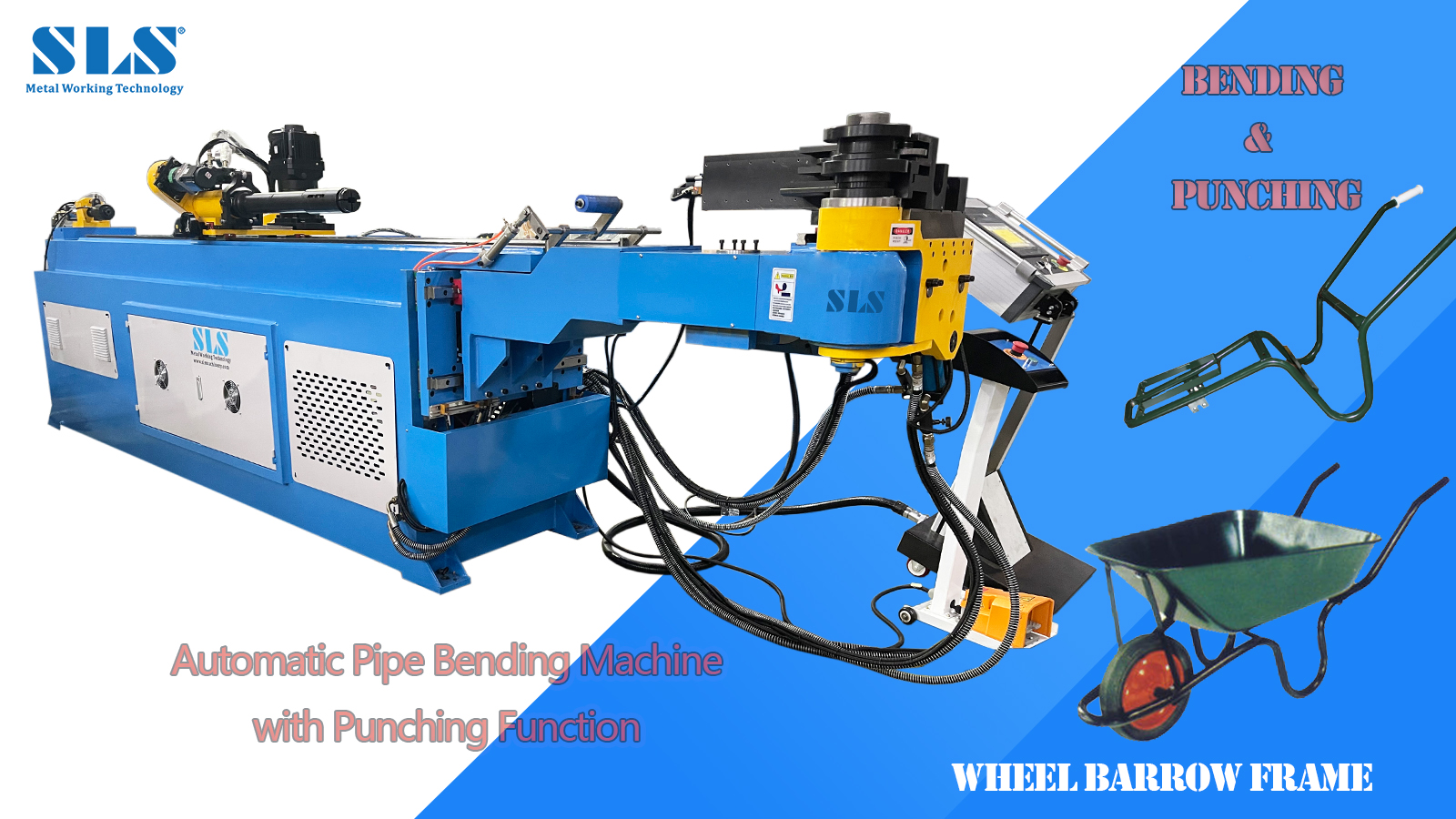 Punchage automatique Punching et Machine de flexion - One Stop Solution de la fabrication du cadre de brouette