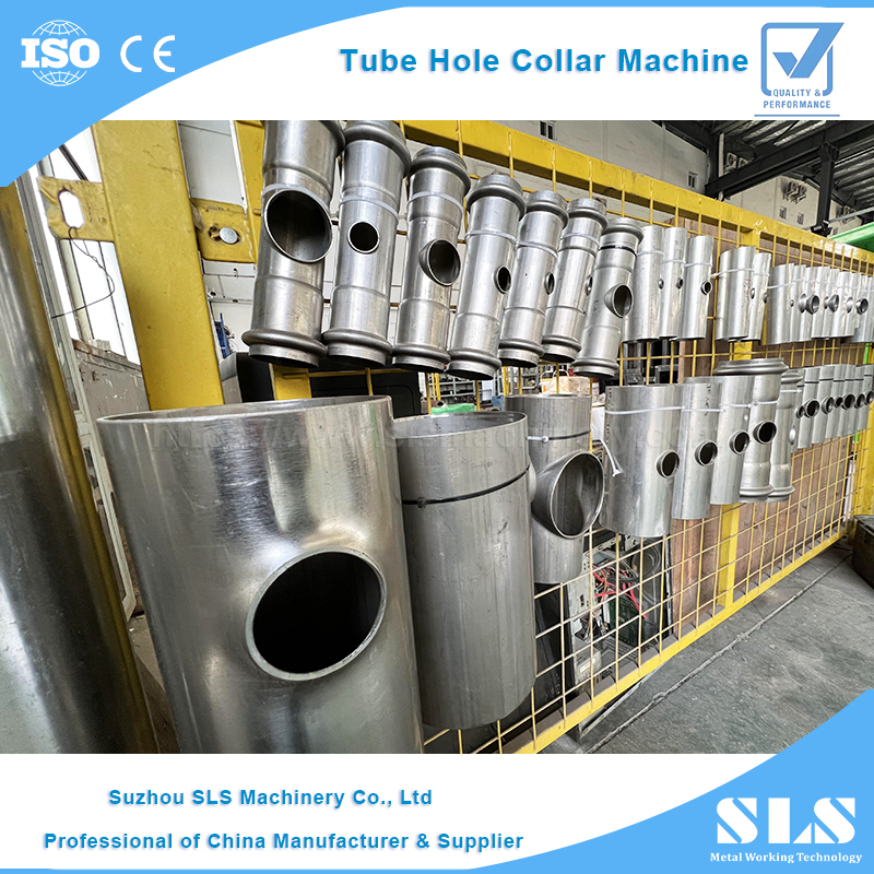 Type BP-50 Type automatique du collier de trous de tube à tube | CNC Machine de poinçonnage en acier inoxydable pour le processus de formation de branche tubulaire