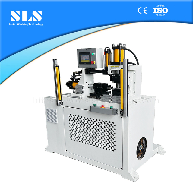 Échangeur de chaleur à la condenseur Machine de formation du tube de cuivre | Équipement de réduction de tuyaux tubulaires en aluminium SS - TM-25NC 