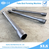 Machine de formage d'extrémité de tube à double tête CNC entièrement automatique, 3 stations pour raccords de tuyauterie automobile | Machines SLS