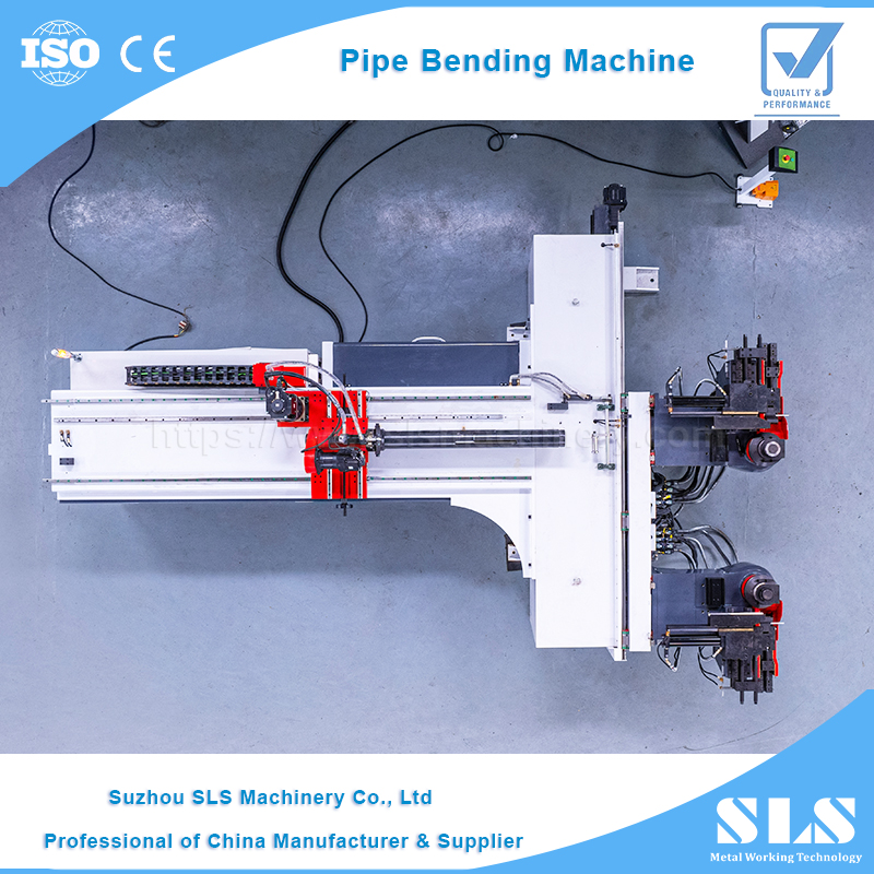 Machine de flexion serpentine de la chaudière | Deux têtes - Bende de tube CNC à double tête gauche et droite (DH-76CNC-3A-2S-LR)