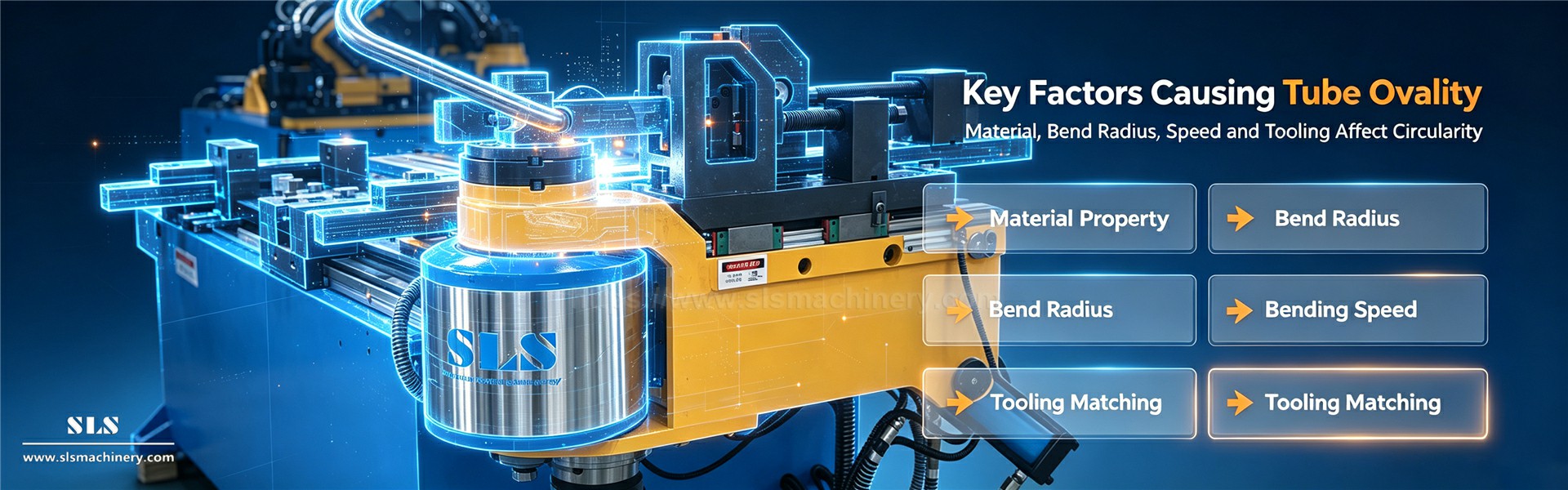 03. Ovalit&eacute; des tubes dans les causes, impacts et solutions de contr&ocirc;le total du cintrage de tubes CNC. SLS