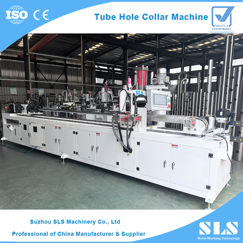 BP-130 Type automatique CNC Tube en acier collier trou poinçonnage et perceuse pour CDU liquide refroidissement tuyau branche collecteurs en-tête