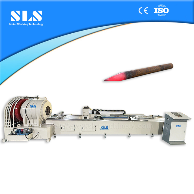 TP-160NC énorme machine de formage de cônes de grands tubes | Embout conique de sertissage d'extrémité de tuyau métallique pour la fabrication de pieux vissés au sol